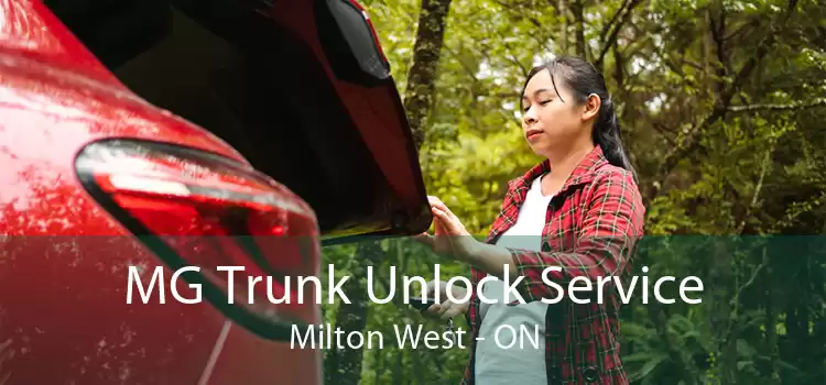 MG Trunk Unlock Service Milton West - ON