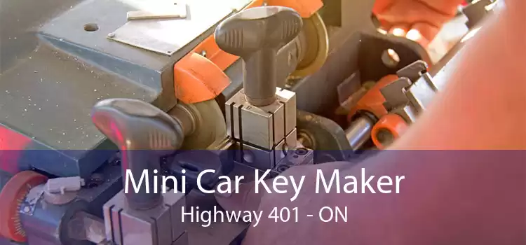 Mini Car Key Maker Highway 401 - ON