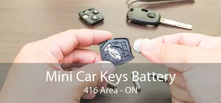 Mini Car Keys Battery 416 Area - ON