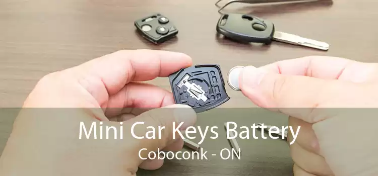 Mini Car Keys Battery Coboconk - ON