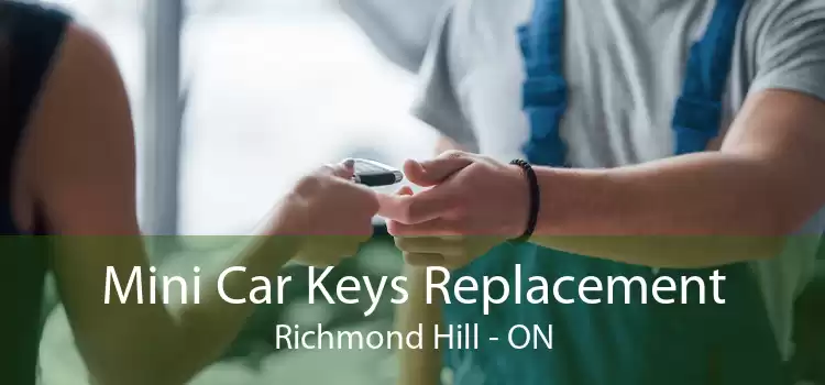 Mini Car Keys Replacement Richmond Hill - ON