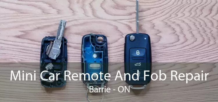 Mini Car Remote And Fob Repair Barrie - ON