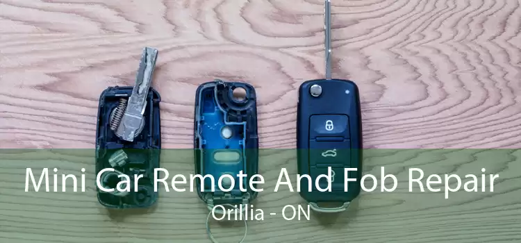 Mini Car Remote And Fob Repair Orillia - ON