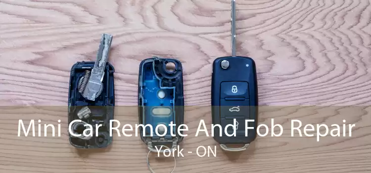 Mini Car Remote And Fob Repair York - ON