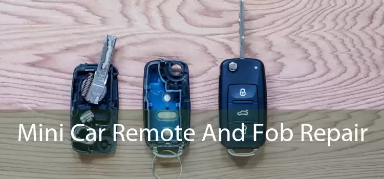 Mini Car Remote And Fob Repair 