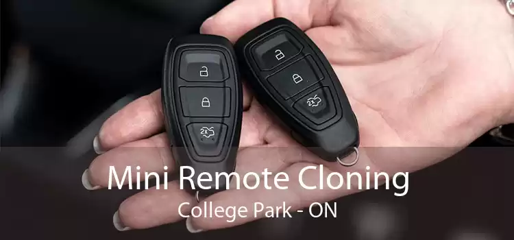 Mini Remote Cloning College Park - ON