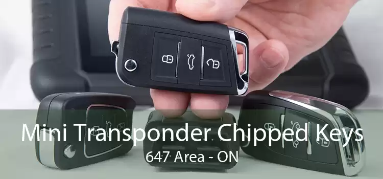 Mini Transponder Chipped Keys 647 Area - ON