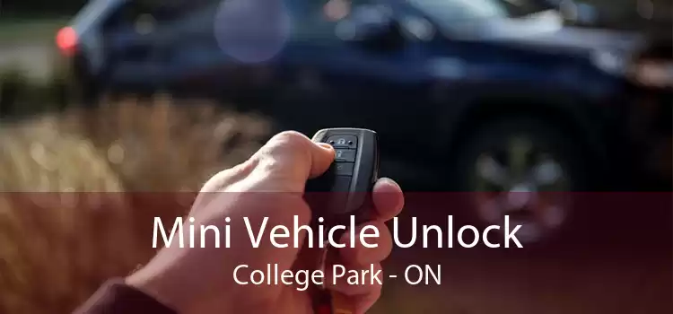 Mini Vehicle Unlock College Park - ON