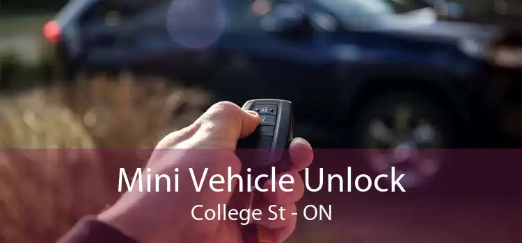 Mini Vehicle Unlock College St - ON
