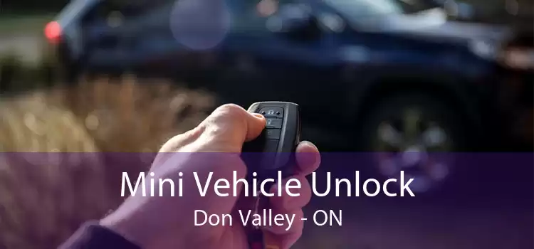 Mini Vehicle Unlock Don Valley - ON