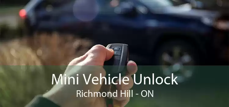 Mini Vehicle Unlock Richmond Hill - ON