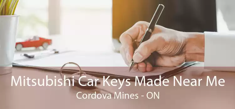 Mitsubishi Car Keys Made Near Me Cordova Mines - ON