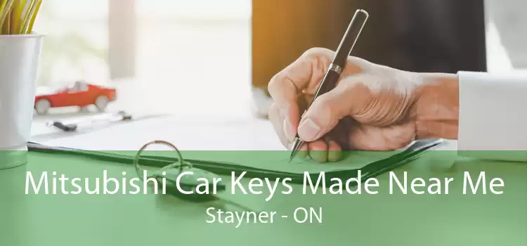 Mitsubishi Car Keys Made Near Me Stayner - ON