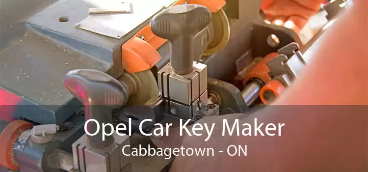 Opel Car Key Maker Cabbagetown - ON