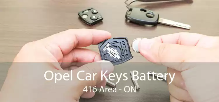 Opel Car Keys Battery 416 Area - ON