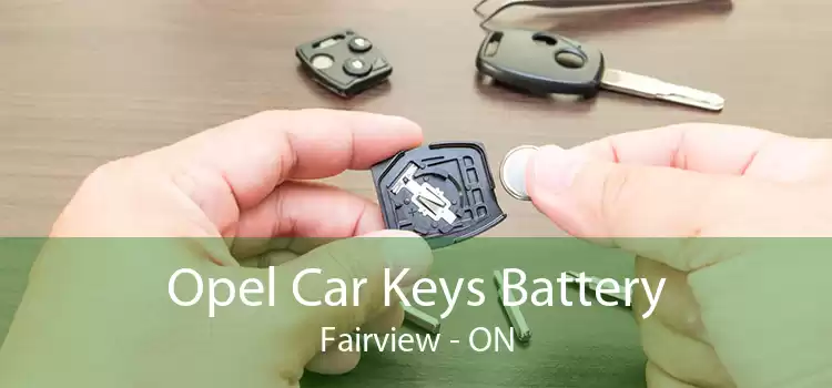Opel Car Keys Battery Fairview - ON