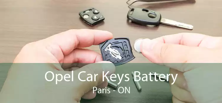 Opel Car Keys Battery Paris - ON