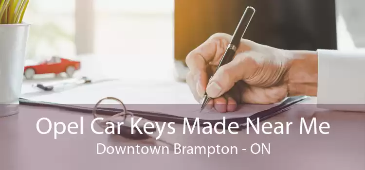 Opel Car Keys Made Near Me Downtown Brampton - ON
