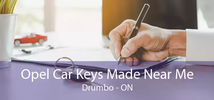 Opel Car Keys Made Near Me Drumbo - ON