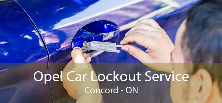 Opel Car Lockout Service Concord - ON