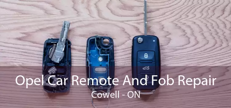 Opel Car Remote And Fob Repair Cowell - ON