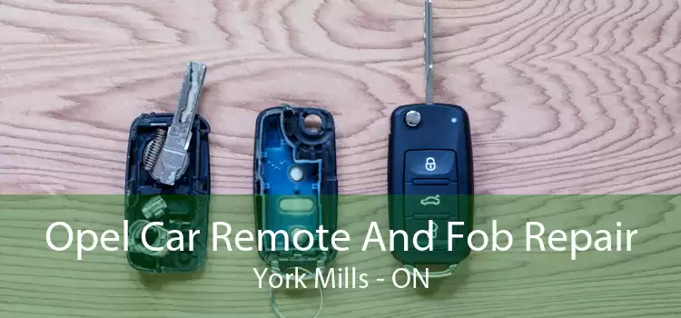 Opel Car Remote And Fob Repair York Mills - ON