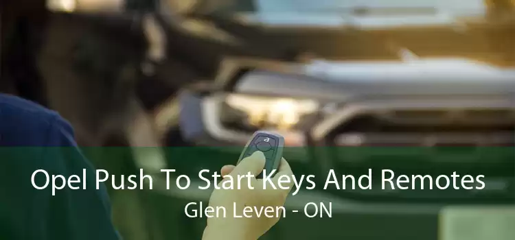 Opel Push To Start Keys And Remotes Glen Leven - ON