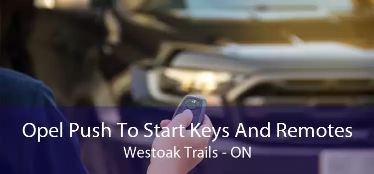 Opel Push To Start Keys And Remotes Westoak Trails - ON