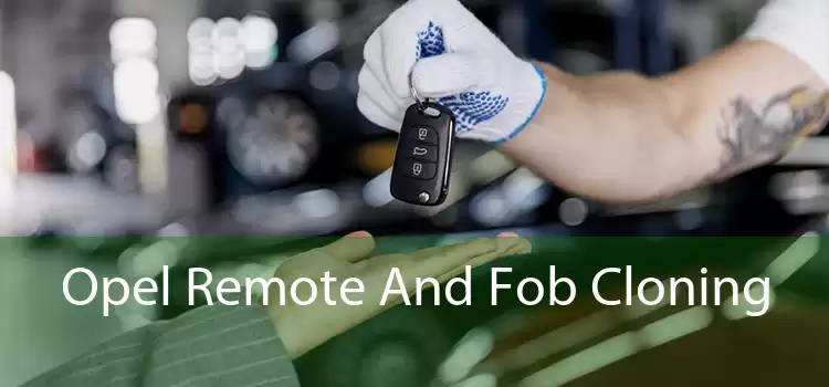 Opel Remote And Fob Cloning 