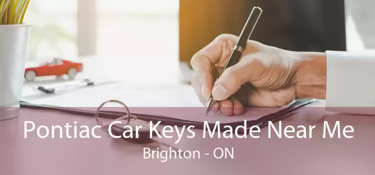 Pontiac Car Keys Made Near Me Brighton - ON