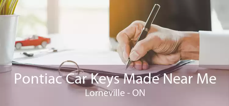 Pontiac Car Keys Made Near Me Lorneville - ON