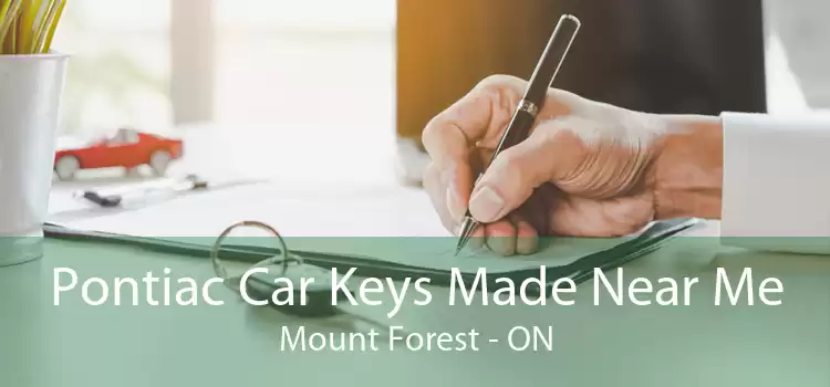Pontiac Car Keys Made Near Me Mount Forest - ON