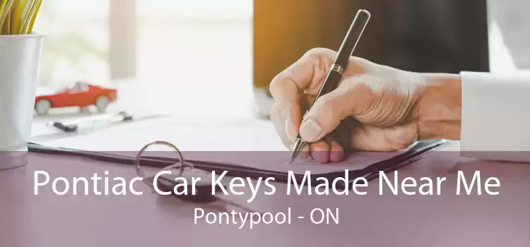 Pontiac Car Keys Made Near Me Pontypool - ON