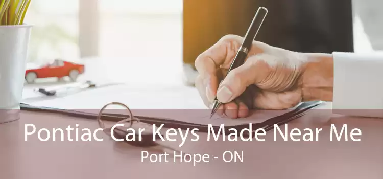 Pontiac Car Keys Made Near Me Port Hope - ON
