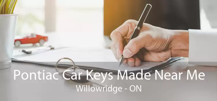 Pontiac Car Keys Made Near Me Willowridge - ON