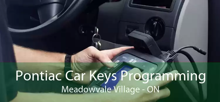 Pontiac Car Keys Programming Meadowvale Village - ON