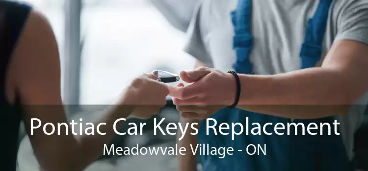 Pontiac Car Keys Replacement Meadowvale Village - ON
