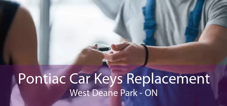 Pontiac Car Keys Replacement West Deane Park - ON