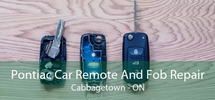 Pontiac Car Remote And Fob Repair Cabbagetown - ON