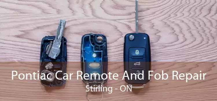 Pontiac Car Remote And Fob Repair Stirling - ON