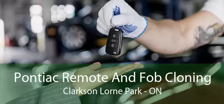 Pontiac Remote And Fob Cloning Clarkson Lorne Park - ON
