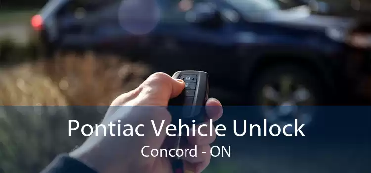 Pontiac Vehicle Unlock Concord - ON