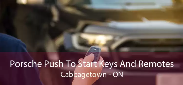 Porsche Push To Start Keys And Remotes Cabbagetown - ON