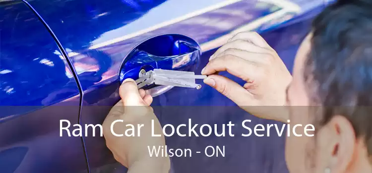 Ram Car Lockout Service Wilson - ON