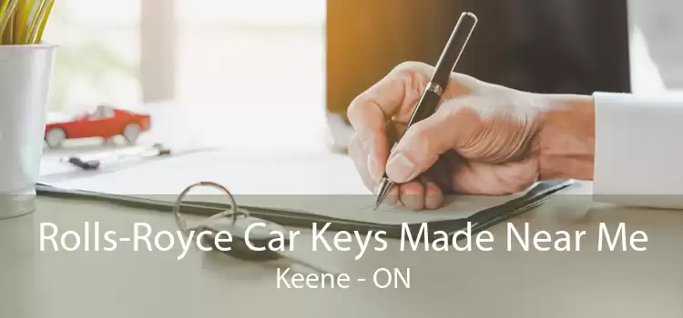 Rolls-Royce Car Keys Made Near Me Keene - ON