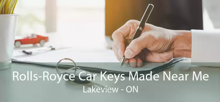 Rolls-Royce Car Keys Made Near Me Lakeview - ON