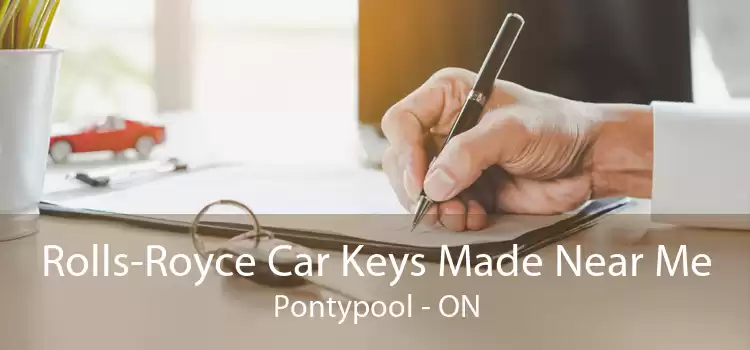 Rolls-Royce Car Keys Made Near Me Pontypool - ON