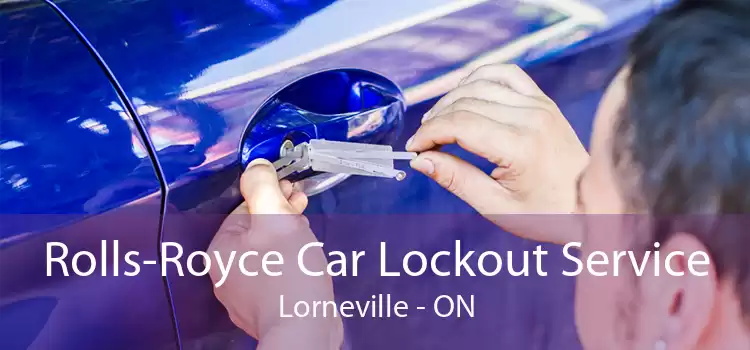 Rolls-Royce Car Lockout Service Lorneville - ON