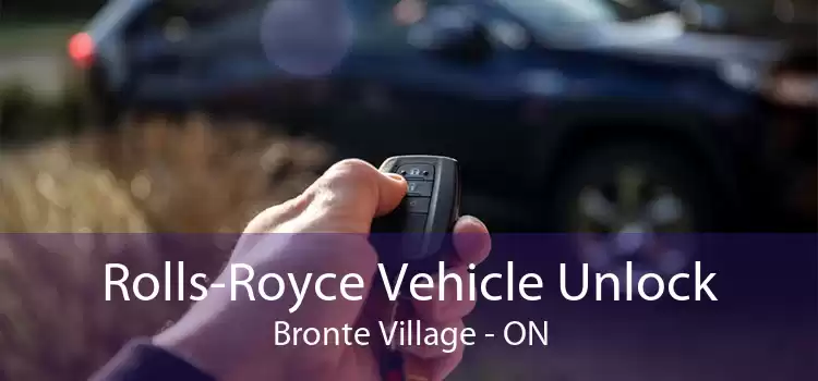 Rolls-Royce Vehicle Unlock Bronte Village - ON