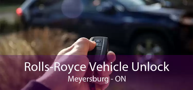 Rolls-Royce Vehicle Unlock Meyersburg - ON